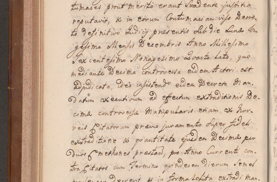 Zdjęcie nr 555 dla obiektu archiwalnego: Volumen VII actorum episcopalium Joannis Małachowski, episcopi Cracoviensis, ducis Severiae de anno 1694 - 1696, quorum index ad finem videatur