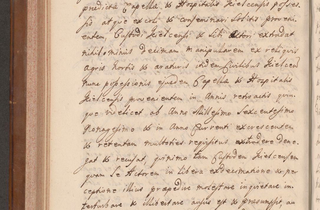 Zdjęcie nr 551 dla obiektu archiwalnego: Volumen VII actorum episcopalium Joannis Małachowski, episcopi Cracoviensis, ducis Severiae de anno 1694 - 1696, quorum index ad finem videatur