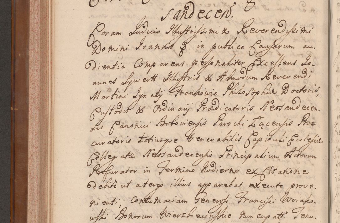 Zdjęcie nr 545 dla obiektu archiwalnego: Volumen VII actorum episcopalium Joannis Małachowski, episcopi Cracoviensis, ducis Severiae de anno 1694 - 1696, quorum index ad finem videatur