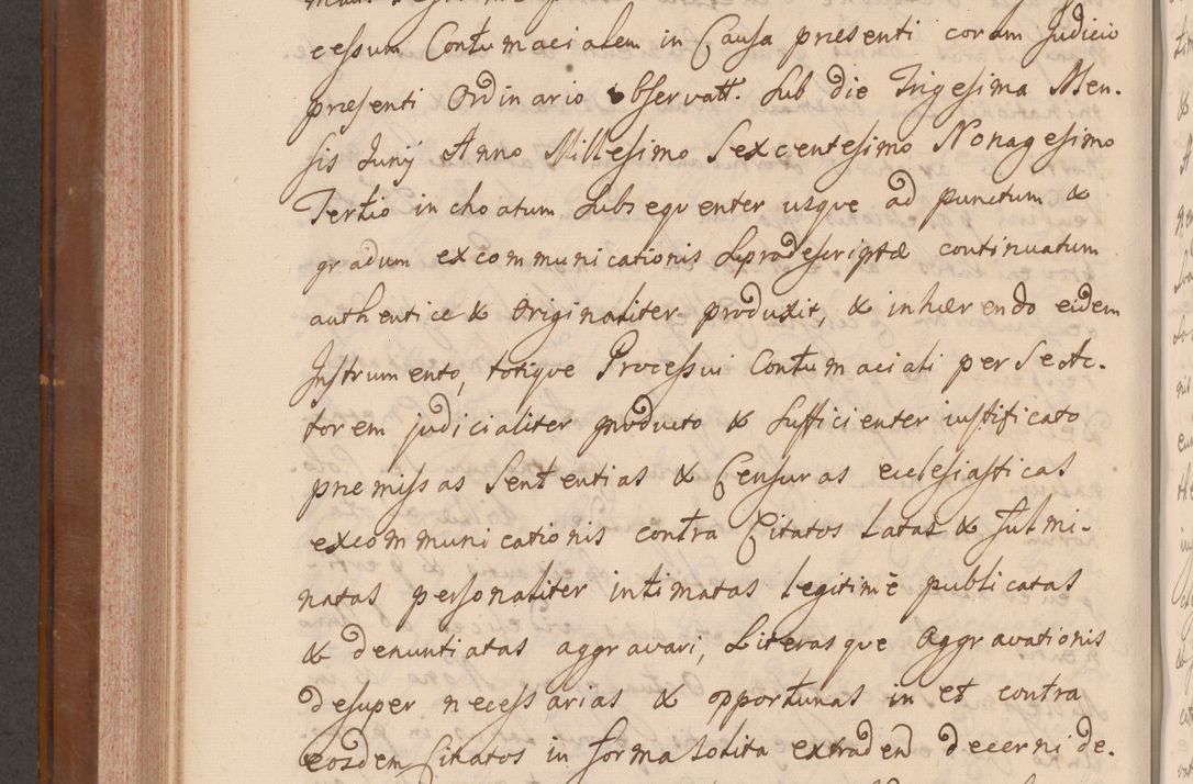 Zdjęcie nr 541 dla obiektu archiwalnego: Volumen VII actorum episcopalium Joannis Małachowski, episcopi Cracoviensis, ducis Severiae de anno 1694 - 1696, quorum index ad finem videatur