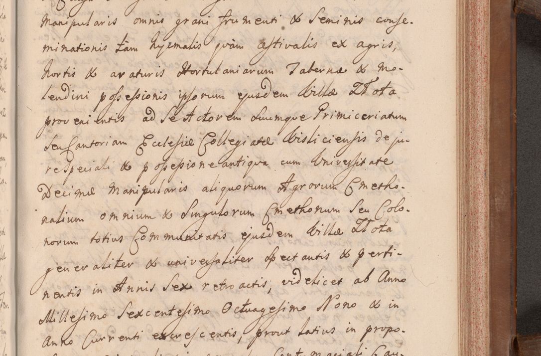 Zdjęcie nr 540 dla obiektu archiwalnego: Volumen VII actorum episcopalium Joannis Małachowski, episcopi Cracoviensis, ducis Severiae de anno 1694 - 1696, quorum index ad finem videatur