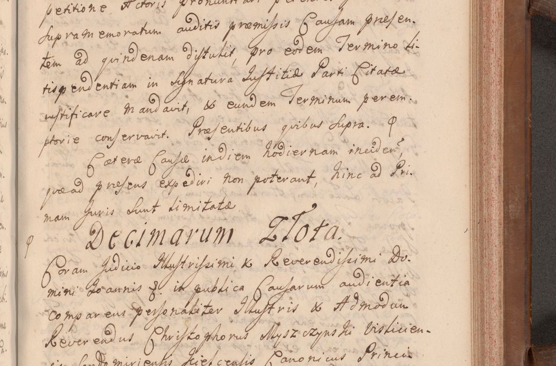 Zdjęcie nr 538 dla obiektu archiwalnego: Volumen VII actorum episcopalium Joannis Małachowski, episcopi Cracoviensis, ducis Severiae de anno 1694 - 1696, quorum index ad finem videatur