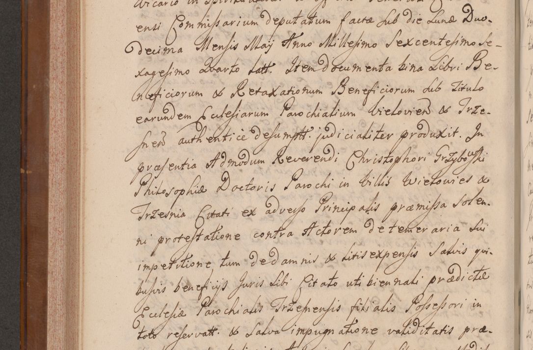 Zdjęcie nr 525 dla obiektu archiwalnego: Volumen VII actorum episcopalium Joannis Małachowski, episcopi Cracoviensis, ducis Severiae de anno 1694 - 1696, quorum index ad finem videatur