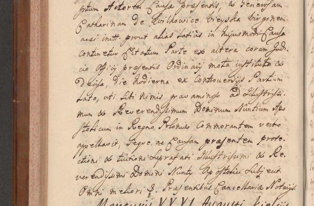 Zdjęcie nr 517 dla obiektu archiwalnego: Volumen VII actorum episcopalium Joannis Małachowski, episcopi Cracoviensis, ducis Severiae de anno 1694 - 1696, quorum index ad finem videatur