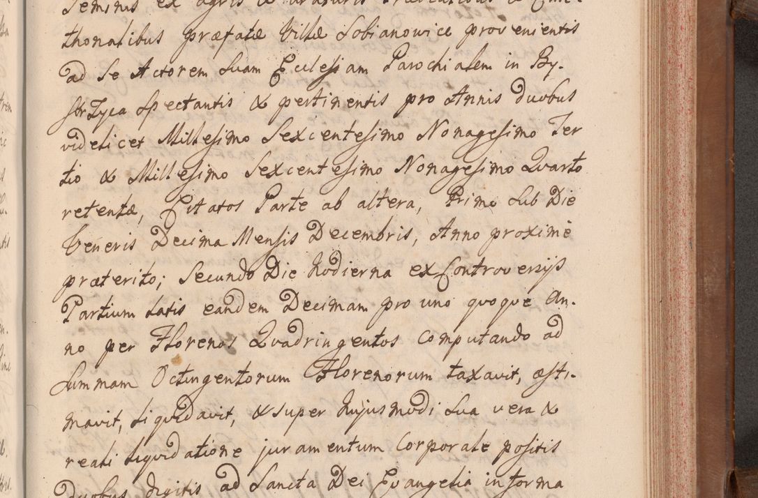 Zdjęcie nr 516 dla obiektu archiwalnego: Volumen VII actorum episcopalium Joannis Małachowski, episcopi Cracoviensis, ducis Severiae de anno 1694 - 1696, quorum index ad finem videatur