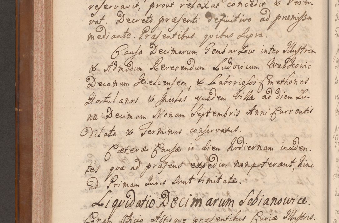 Zdjęcie nr 515 dla obiektu archiwalnego: Volumen VII actorum episcopalium Joannis Małachowski, episcopi Cracoviensis, ducis Severiae de anno 1694 - 1696, quorum index ad finem videatur
