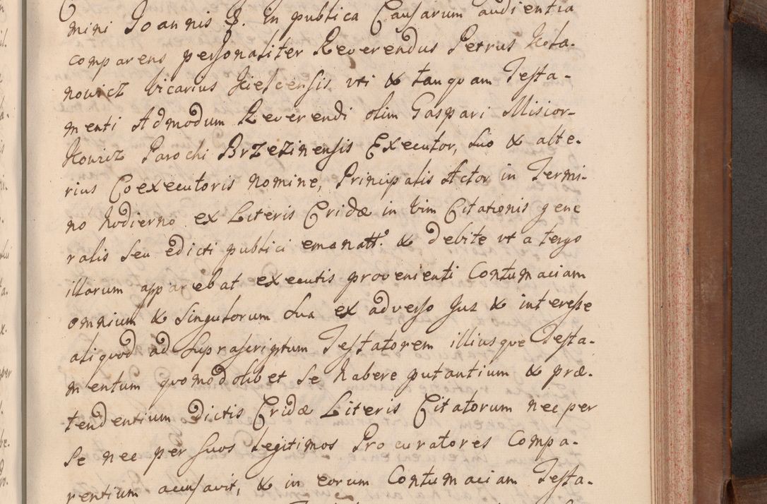 Zdjęcie nr 508 dla obiektu archiwalnego: Volumen VII actorum episcopalium Joannis Małachowski, episcopi Cracoviensis, ducis Severiae de anno 1694 - 1696, quorum index ad finem videatur