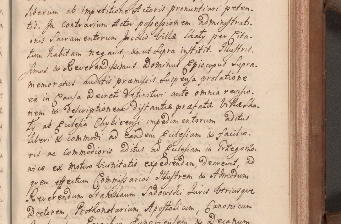 Zdjęcie nr 504 dla obiektu archiwalnego: Volumen VII actorum episcopalium Joannis Małachowski, episcopi Cracoviensis, ducis Severiae de anno 1694 - 1696, quorum index ad finem videatur