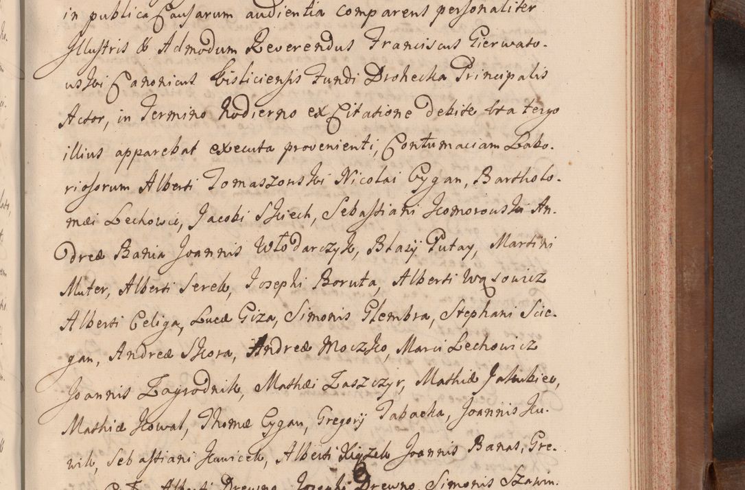 Zdjęcie nr 494 dla obiektu archiwalnego: Volumen VII actorum episcopalium Joannis Małachowski, episcopi Cracoviensis, ducis Severiae de anno 1694 - 1696, quorum index ad finem videatur