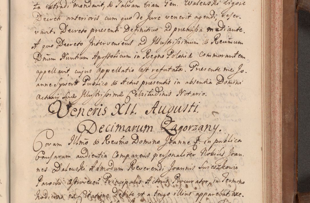 Zdjęcie nr 486 dla obiektu archiwalnego: Volumen VII actorum episcopalium Joannis Małachowski, episcopi Cracoviensis, ducis Severiae de anno 1694 - 1696, quorum index ad finem videatur