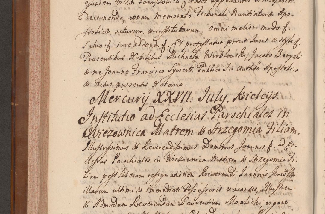 Zdjęcie nr 483 dla obiektu archiwalnego: Volumen VII actorum episcopalium Joannis Małachowski, episcopi Cracoviensis, ducis Severiae de anno 1694 - 1696, quorum index ad finem videatur