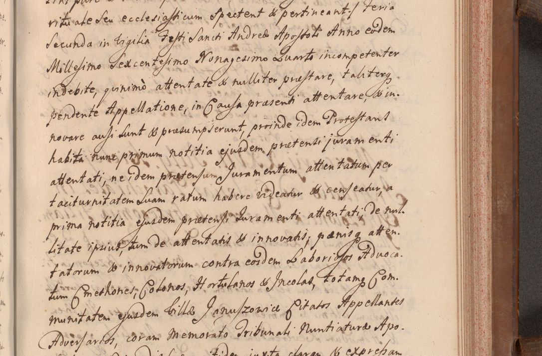 Zdjęcie nr 482 dla obiektu archiwalnego: Volumen VII actorum episcopalium Joannis Małachowski, episcopi Cracoviensis, ducis Severiae de anno 1694 - 1696, quorum index ad finem videatur