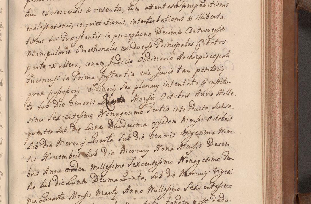 Zdjęcie nr 480 dla obiektu archiwalnego: Volumen VII actorum episcopalium Joannis Małachowski, episcopi Cracoviensis, ducis Severiae de anno 1694 - 1696, quorum index ad finem videatur
