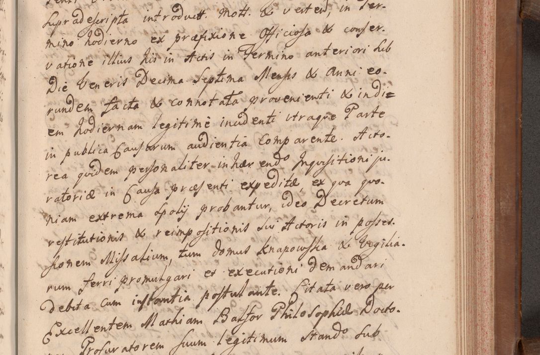 Zdjęcie nr 466 dla obiektu archiwalnego: Volumen VII actorum episcopalium Joannis Małachowski, episcopi Cracoviensis, ducis Severiae de anno 1694 - 1696, quorum index ad finem videatur