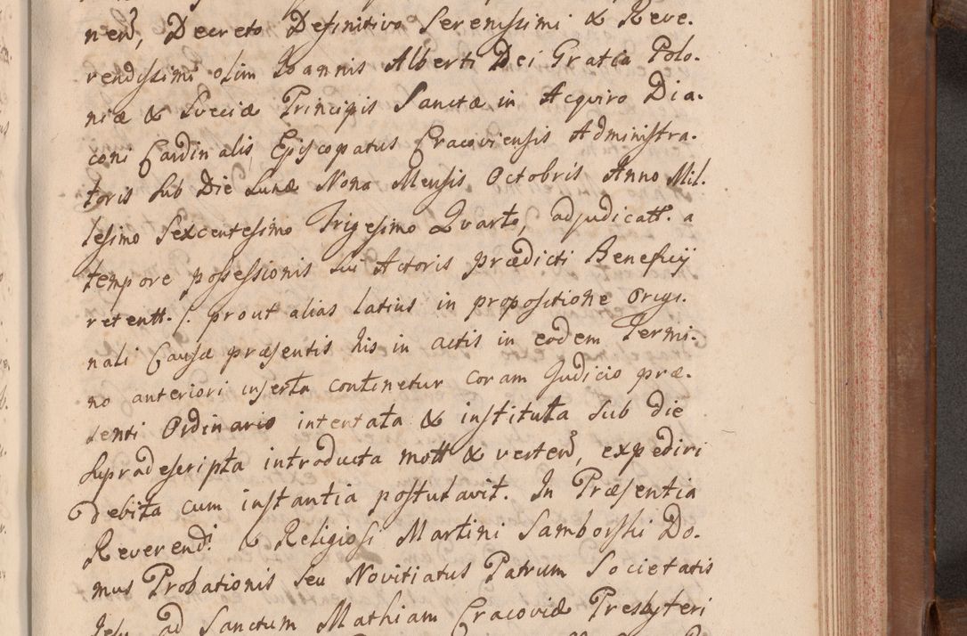 Zdjęcie nr 462 dla obiektu archiwalnego: Volumen VII actorum episcopalium Joannis Małachowski, episcopi Cracoviensis, ducis Severiae de anno 1694 - 1696, quorum index ad finem videatur
