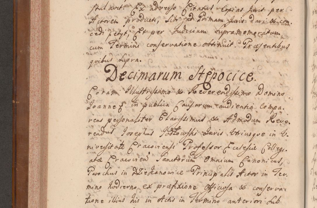 Zdjęcie nr 461 dla obiektu archiwalnego: Volumen VII actorum episcopalium Joannis Małachowski, episcopi Cracoviensis, ducis Severiae de anno 1694 - 1696, quorum index ad finem videatur