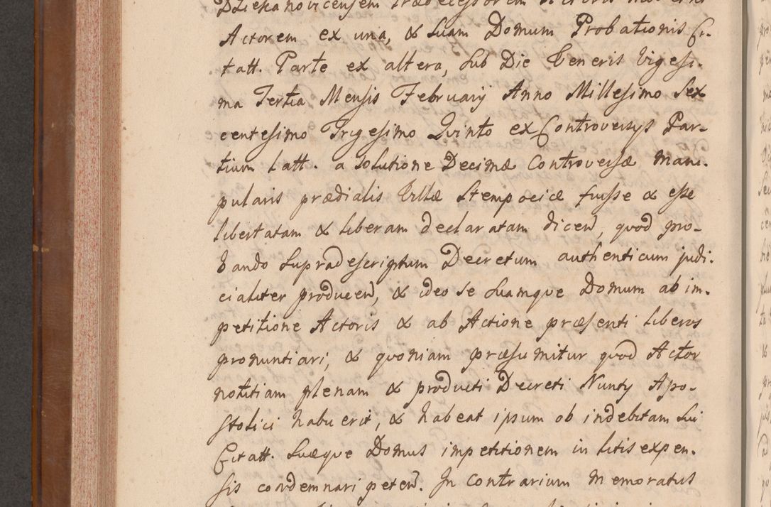 Zdjęcie nr 455 dla obiektu archiwalnego: Volumen VII actorum episcopalium Joannis Małachowski, episcopi Cracoviensis, ducis Severiae de anno 1694 - 1696, quorum index ad finem videatur