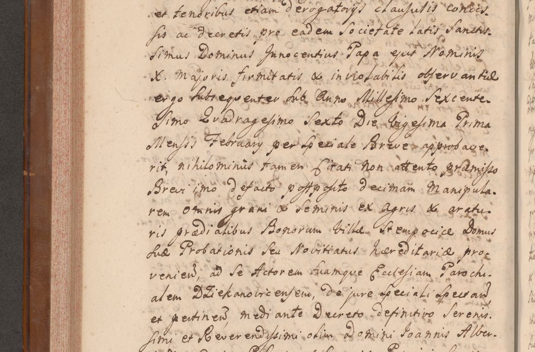 Zdjęcie nr 453 dla obiektu archiwalnego: Volumen VII actorum episcopalium Joannis Małachowski, episcopi Cracoviensis, ducis Severiae de anno 1694 - 1696, quorum index ad finem videatur