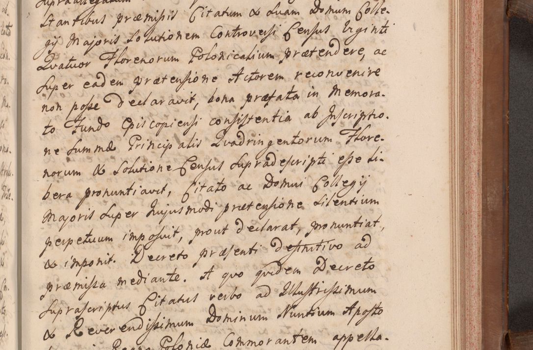 Zdjęcie nr 448 dla obiektu archiwalnego: Volumen VII actorum episcopalium Joannis Małachowski, episcopi Cracoviensis, ducis Severiae de anno 1694 - 1696, quorum index ad finem videatur