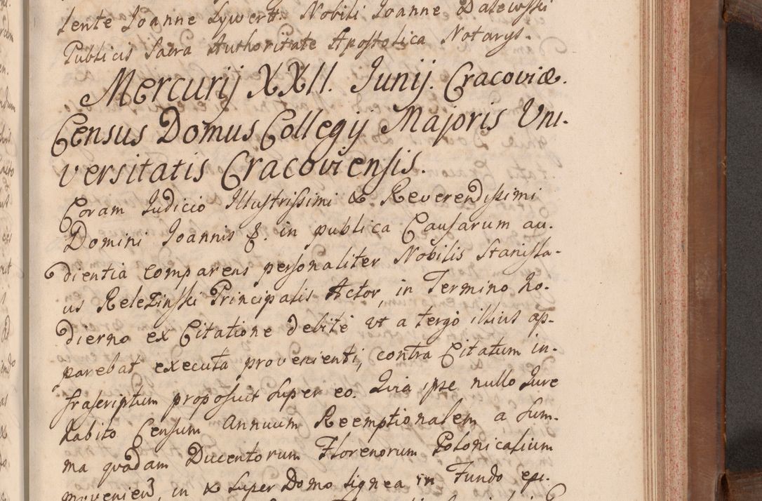Zdjęcie nr 444 dla obiektu archiwalnego: Volumen VII actorum episcopalium Joannis Małachowski, episcopi Cracoviensis, ducis Severiae de anno 1694 - 1696, quorum index ad finem videatur