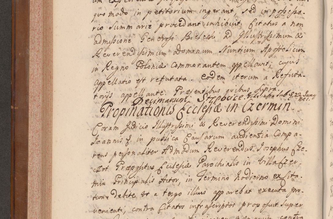 Zdjęcie nr 435 dla obiektu archiwalnego: Volumen VII actorum episcopalium Joannis Małachowski, episcopi Cracoviensis, ducis Severiae de anno 1694 - 1696, quorum index ad finem videatur