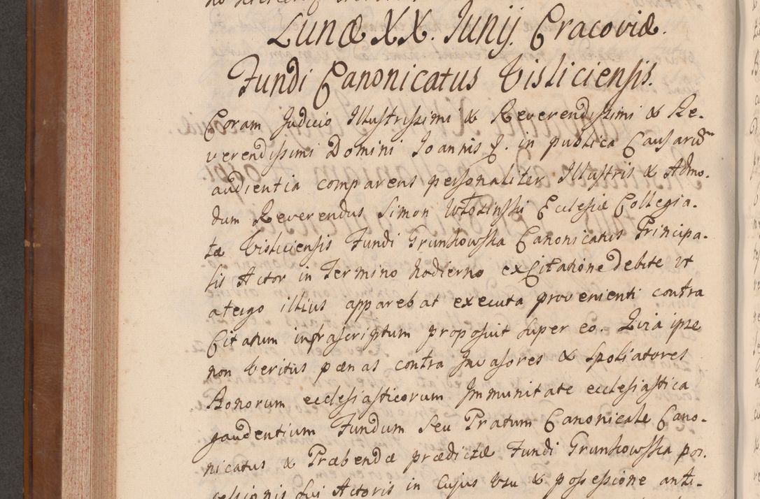 Zdjęcie nr 433 dla obiektu archiwalnego: Volumen VII actorum episcopalium Joannis Małachowski, episcopi Cracoviensis, ducis Severiae de anno 1694 - 1696, quorum index ad finem videatur