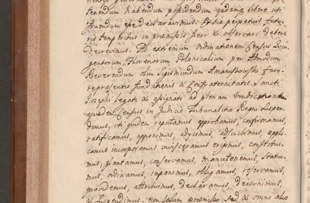 Zdjęcie nr 431 dla obiektu archiwalnego: Volumen VII actorum episcopalium Joannis Małachowski, episcopi Cracoviensis, ducis Severiae de anno 1694 - 1696, quorum index ad finem videatur