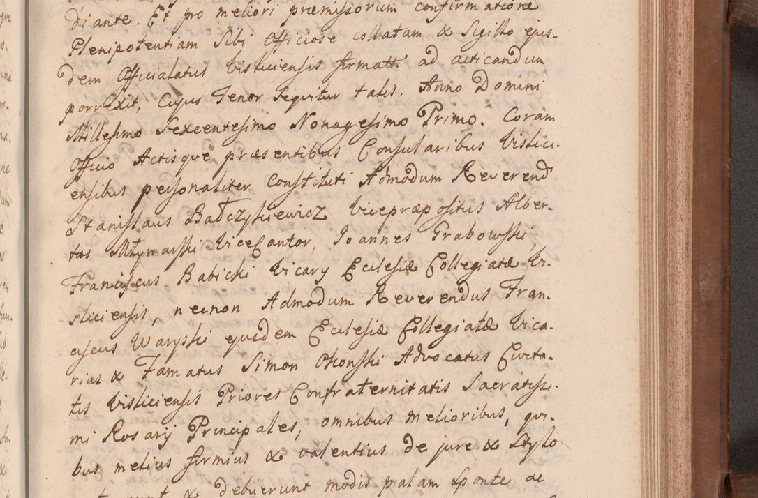 Zdjęcie nr 414 dla obiektu archiwalnego: Volumen VII actorum episcopalium Joannis Małachowski, episcopi Cracoviensis, ducis Severiae de anno 1694 - 1696, quorum index ad finem videatur