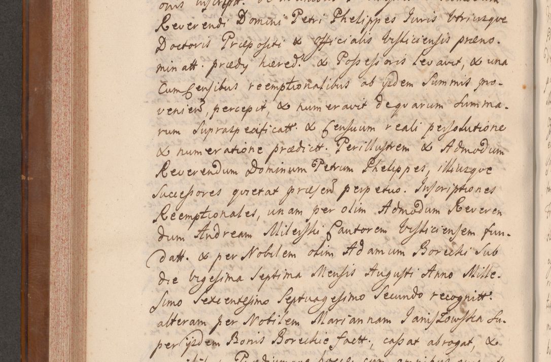 Zdjęcie nr 413 dla obiektu archiwalnego: Volumen VII actorum episcopalium Joannis Małachowski, episcopi Cracoviensis, ducis Severiae de anno 1694 - 1696, quorum index ad finem videatur