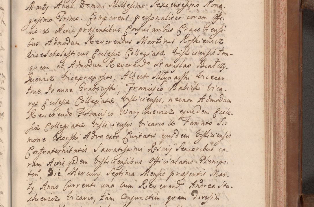 Zdjęcie nr 412 dla obiektu archiwalnego: Volumen VII actorum episcopalium Joannis Małachowski, episcopi Cracoviensis, ducis Severiae de anno 1694 - 1696, quorum index ad finem videatur