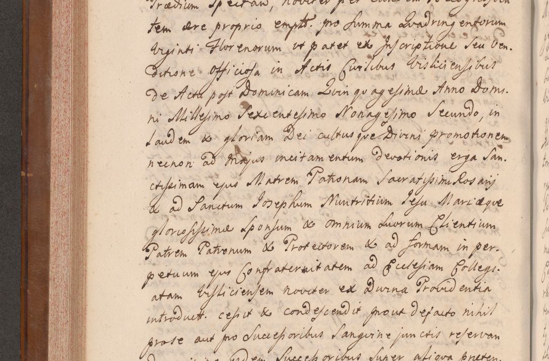 Zdjęcie nr 411 dla obiektu archiwalnego: Volumen VII actorum episcopalium Joannis Małachowski, episcopi Cracoviensis, ducis Severiae de anno 1694 - 1696, quorum index ad finem videatur