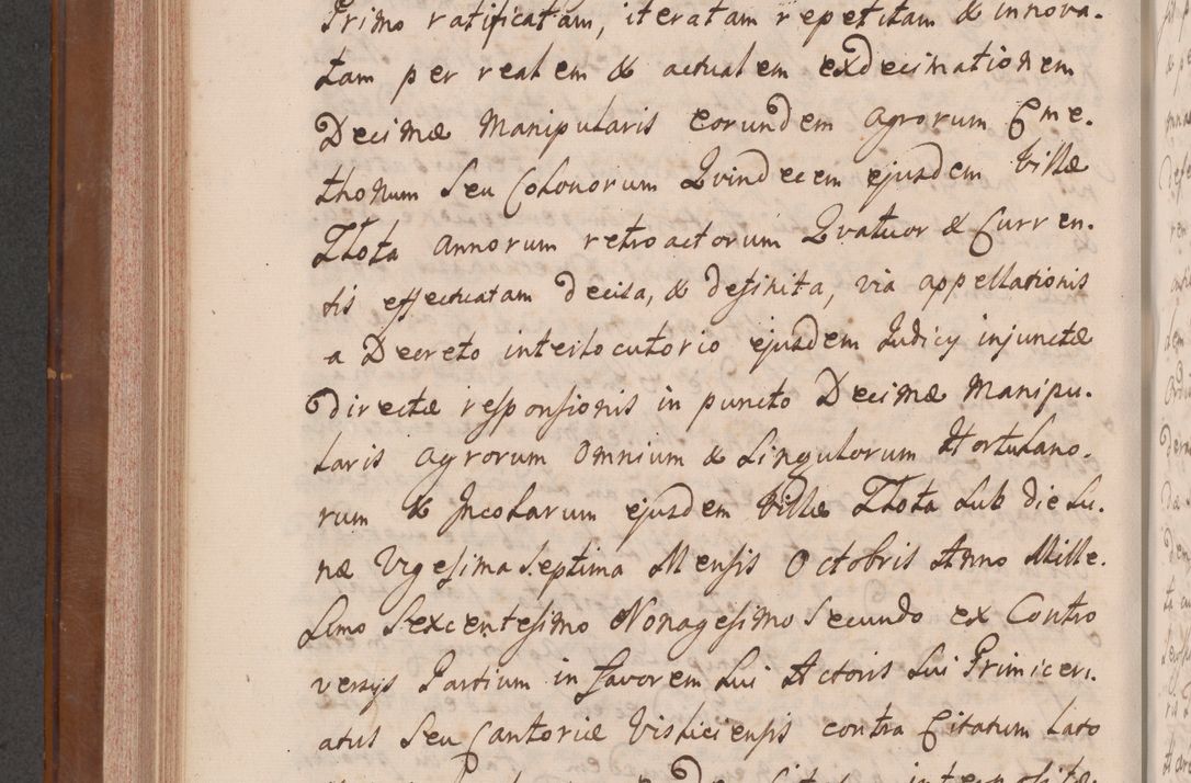 Zdjęcie nr 611 dla obiektu archiwalnego: Volumen VII actorum episcopalium Joannis Małachowski, episcopi Cracoviensis, ducis Severiae de anno 1694 - 1696, quorum index ad finem videatur