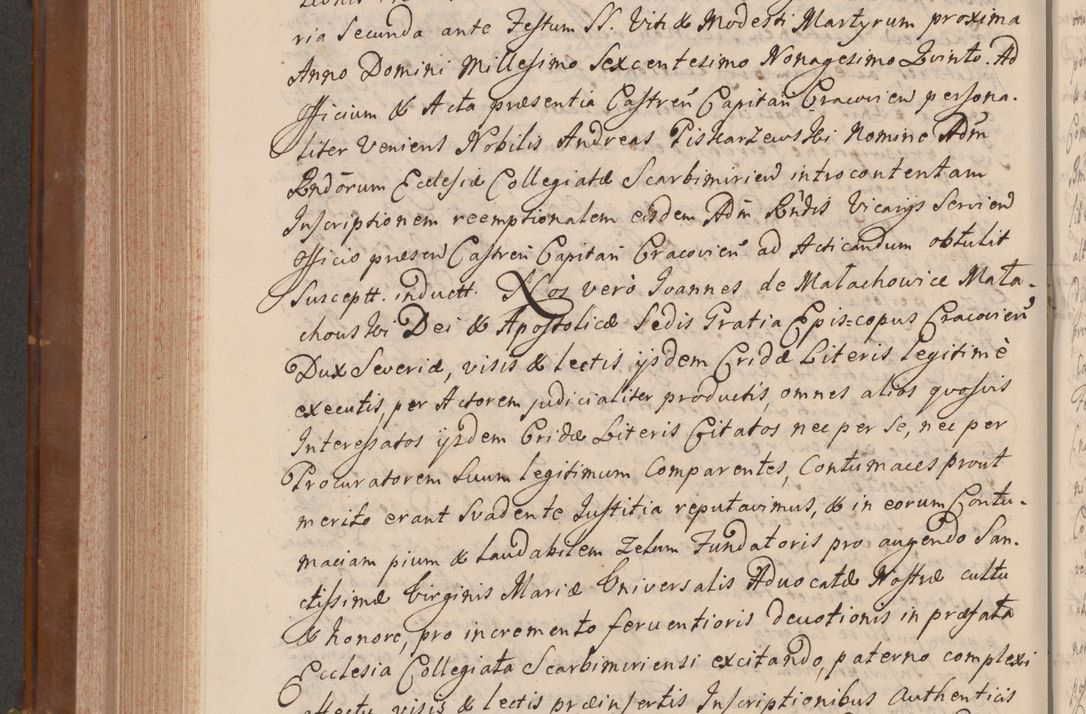 Zdjęcie nr 799 dla obiektu archiwalnego: Volumen VII actorum episcopalium Joannis Małachowski, episcopi Cracoviensis, ducis Severiae de anno 1694 - 1696, quorum index ad finem videatur