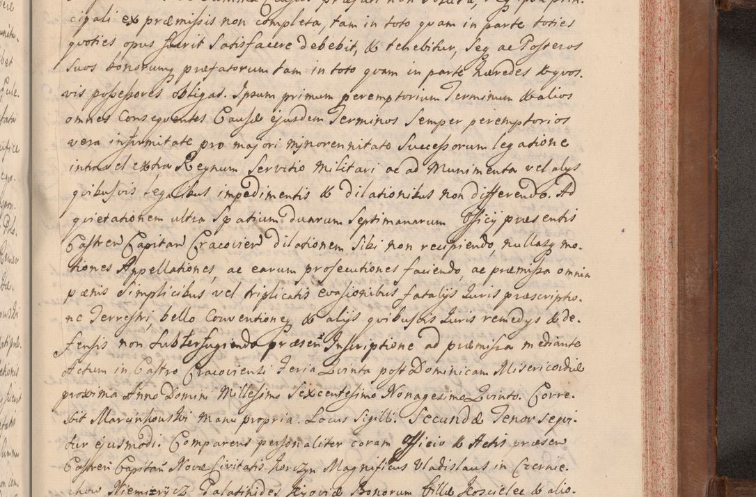 Zdjęcie nr 794 dla obiektu archiwalnego: Volumen VII actorum episcopalium Joannis Małachowski, episcopi Cracoviensis, ducis Severiae de anno 1694 - 1696, quorum index ad finem videatur