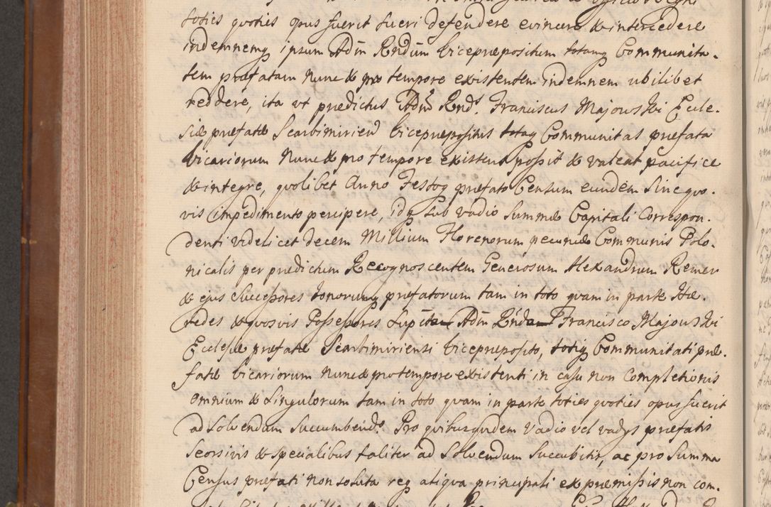 Zdjęcie nr 793 dla obiektu archiwalnego: Volumen VII actorum episcopalium Joannis Małachowski, episcopi Cracoviensis, ducis Severiae de anno 1694 - 1696, quorum index ad finem videatur