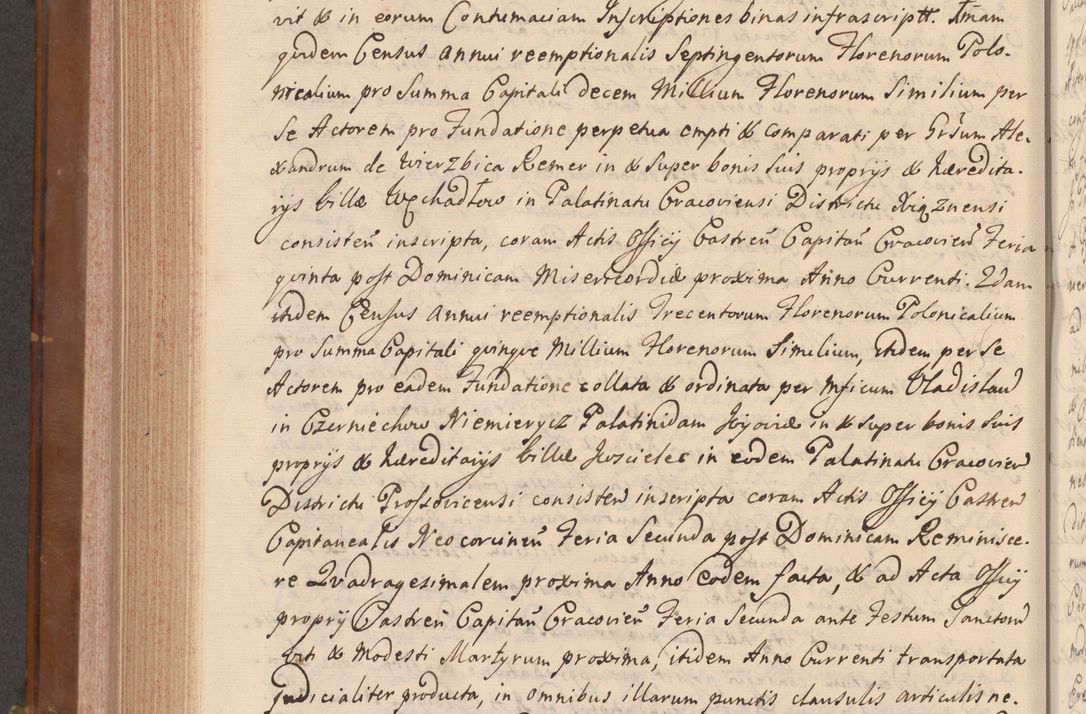 Zdjęcie nr 789 dla obiektu archiwalnego: Volumen VII actorum episcopalium Joannis Małachowski, episcopi Cracoviensis, ducis Severiae de anno 1694 - 1696, quorum index ad finem videatur
