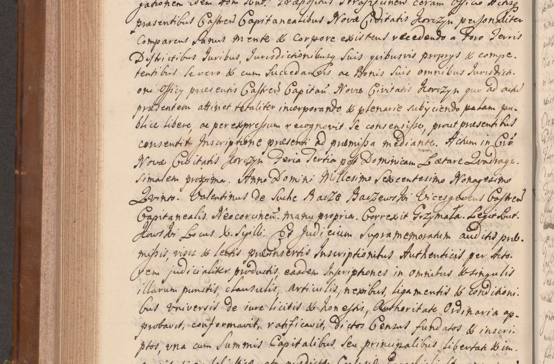 Zdjęcie nr 785 dla obiektu archiwalnego: Volumen VII actorum episcopalium Joannis Małachowski, episcopi Cracoviensis, ducis Severiae de anno 1694 - 1696, quorum index ad finem videatur
