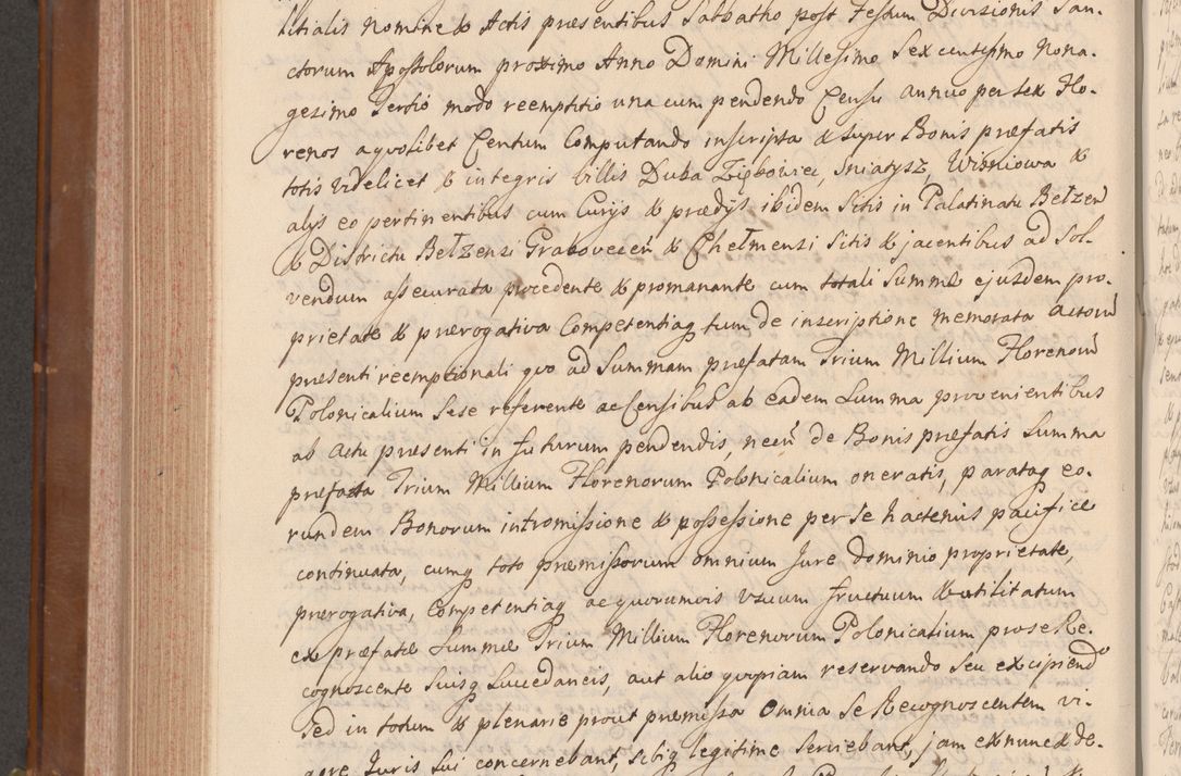 Zdjęcie nr 779 dla obiektu archiwalnego: Volumen VII actorum episcopalium Joannis Małachowski, episcopi Cracoviensis, ducis Severiae de anno 1694 - 1696, quorum index ad finem videatur