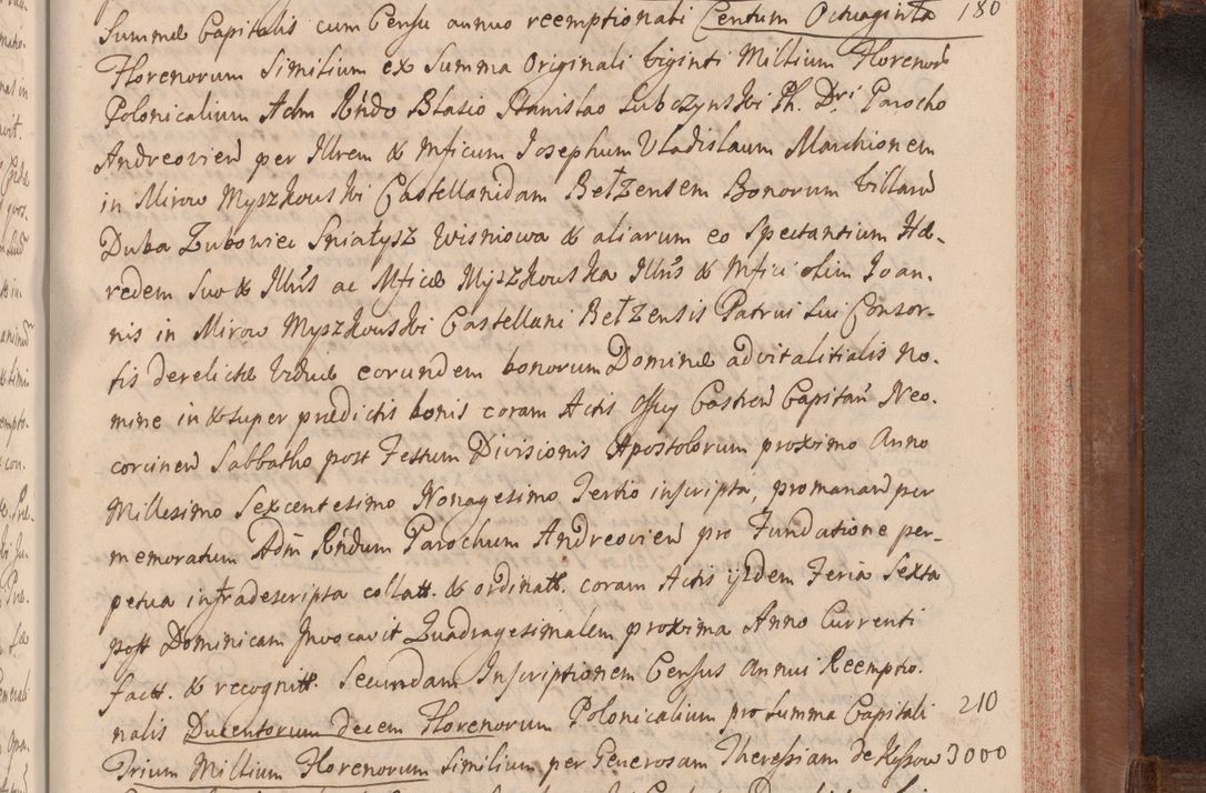 Zdjęcie nr 772 dla obiektu archiwalnego: Volumen VII actorum episcopalium Joannis Małachowski, episcopi Cracoviensis, ducis Severiae de anno 1694 - 1696, quorum index ad finem videatur