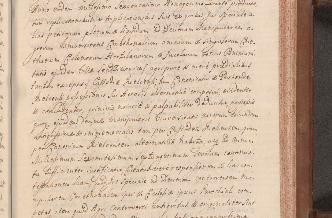 Zdjęcie nr 760 dla obiektu archiwalnego: Volumen VII actorum episcopalium Joannis Małachowski, episcopi Cracoviensis, ducis Severiae de anno 1694 - 1696, quorum index ad finem videatur