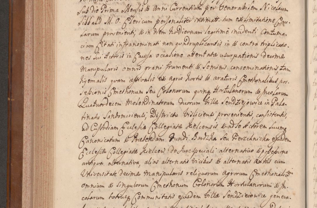 Zdjęcie nr 759 dla obiektu archiwalnego: Volumen VII actorum episcopalium Joannis Małachowski, episcopi Cracoviensis, ducis Severiae de anno 1694 - 1696, quorum index ad finem videatur