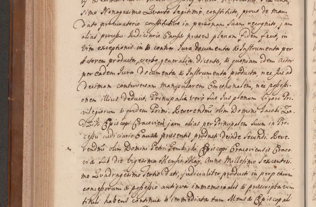 Zdjęcie nr 757 dla obiektu archiwalnego: Volumen VII actorum episcopalium Joannis Małachowski, episcopi Cracoviensis, ducis Severiae de anno 1694 - 1696, quorum index ad finem videatur