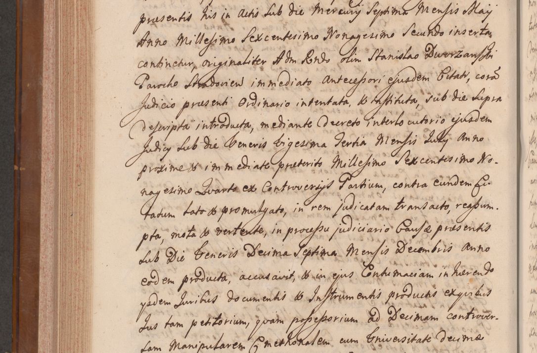 Zdjęcie nr 755 dla obiektu archiwalnego: Volumen VII actorum episcopalium Joannis Małachowski, episcopi Cracoviensis, ducis Severiae de anno 1694 - 1696, quorum index ad finem videatur