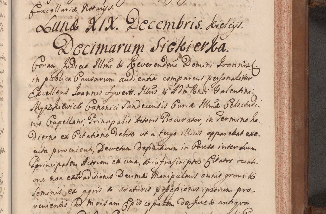 Zdjęcie nr 752 dla obiektu archiwalnego: Volumen VII actorum episcopalium Joannis Małachowski, episcopi Cracoviensis, ducis Severiae de anno 1694 - 1696, quorum index ad finem videatur