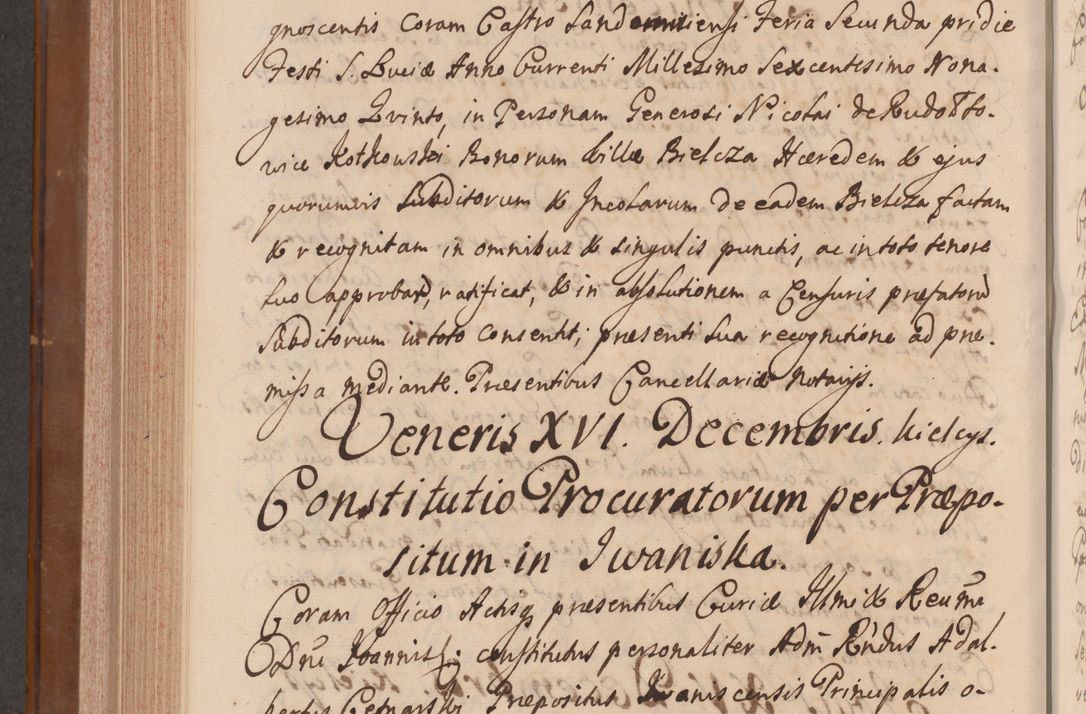 Zdjęcie nr 751 dla obiektu archiwalnego: Volumen VII actorum episcopalium Joannis Małachowski, episcopi Cracoviensis, ducis Severiae de anno 1694 - 1696, quorum index ad finem videatur
