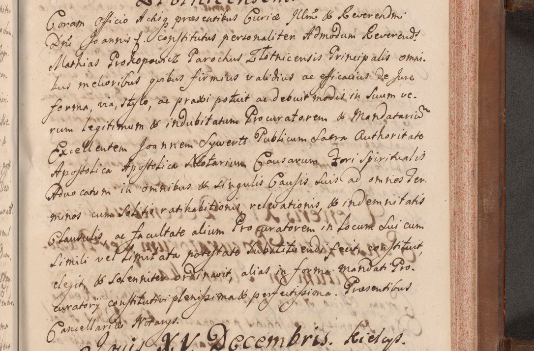 Zdjęcie nr 750 dla obiektu archiwalnego: Volumen VII actorum episcopalium Joannis Małachowski, episcopi Cracoviensis, ducis Severiae de anno 1694 - 1696, quorum index ad finem videatur