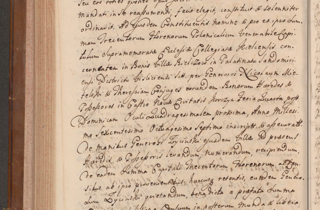 Zdjęcie nr 749 dla obiektu archiwalnego: Volumen VII actorum episcopalium Joannis Małachowski, episcopi Cracoviensis, ducis Severiae de anno 1694 - 1696, quorum index ad finem videatur