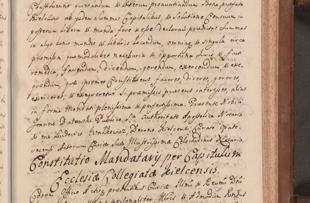 Zdjęcie nr 748 dla obiektu archiwalnego: Volumen VII actorum episcopalium Joannis Małachowski, episcopi Cracoviensis, ducis Severiae de anno 1694 - 1696, quorum index ad finem videatur