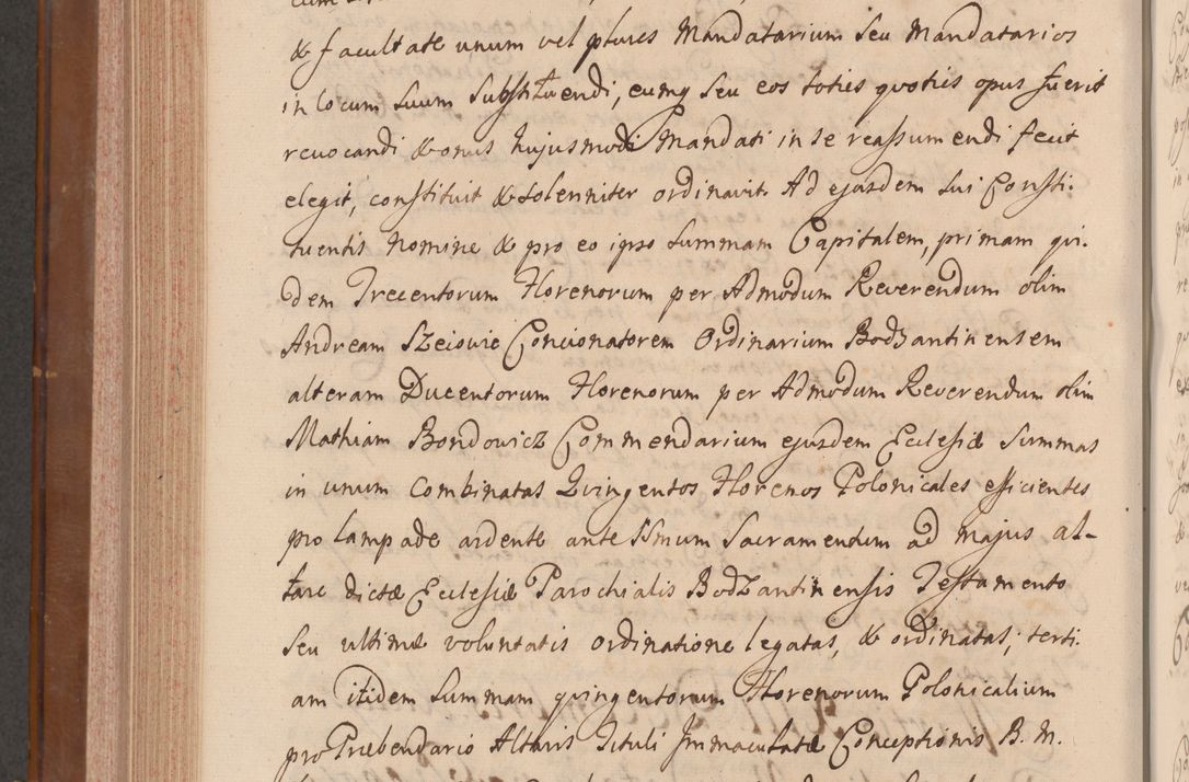 Zdjęcie nr 747 dla obiektu archiwalnego: Volumen VII actorum episcopalium Joannis Małachowski, episcopi Cracoviensis, ducis Severiae de anno 1694 - 1696, quorum index ad finem videatur