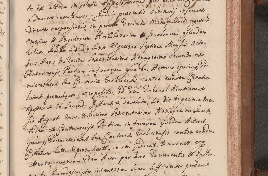 Zdjęcie nr 742 dla obiektu archiwalnego: Volumen VII actorum episcopalium Joannis Małachowski, episcopi Cracoviensis, ducis Severiae de anno 1694 - 1696, quorum index ad finem videatur